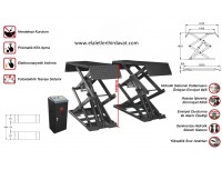 WORLDFORCE HİDROLİK LİFT MAKASLI 3 TON 380V